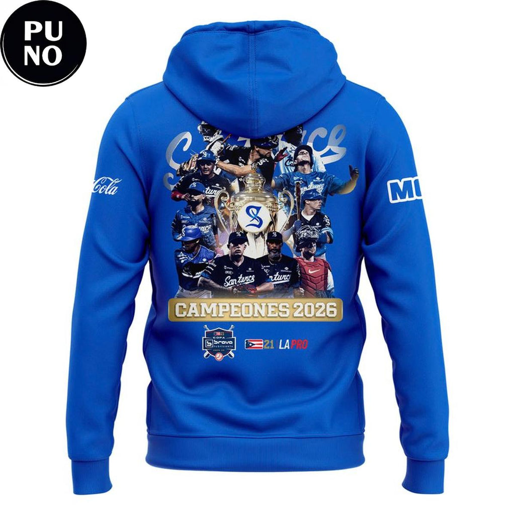Cangrejeros de Santurce 2026 Campeon de la LBPRC Hoodie T-Shirt