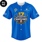 Cangrejeros de Santurce 2026 Campeon de la LBPRC Locker Room Baseball Jersey