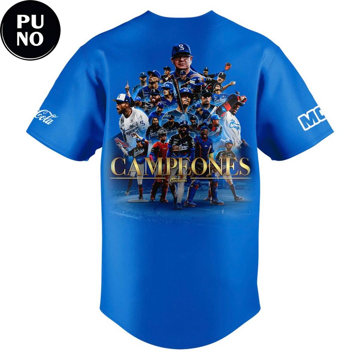 Cangrejeros de Santurce 2026 Campeon de la LBPRC Locker Room Baseball Jersey