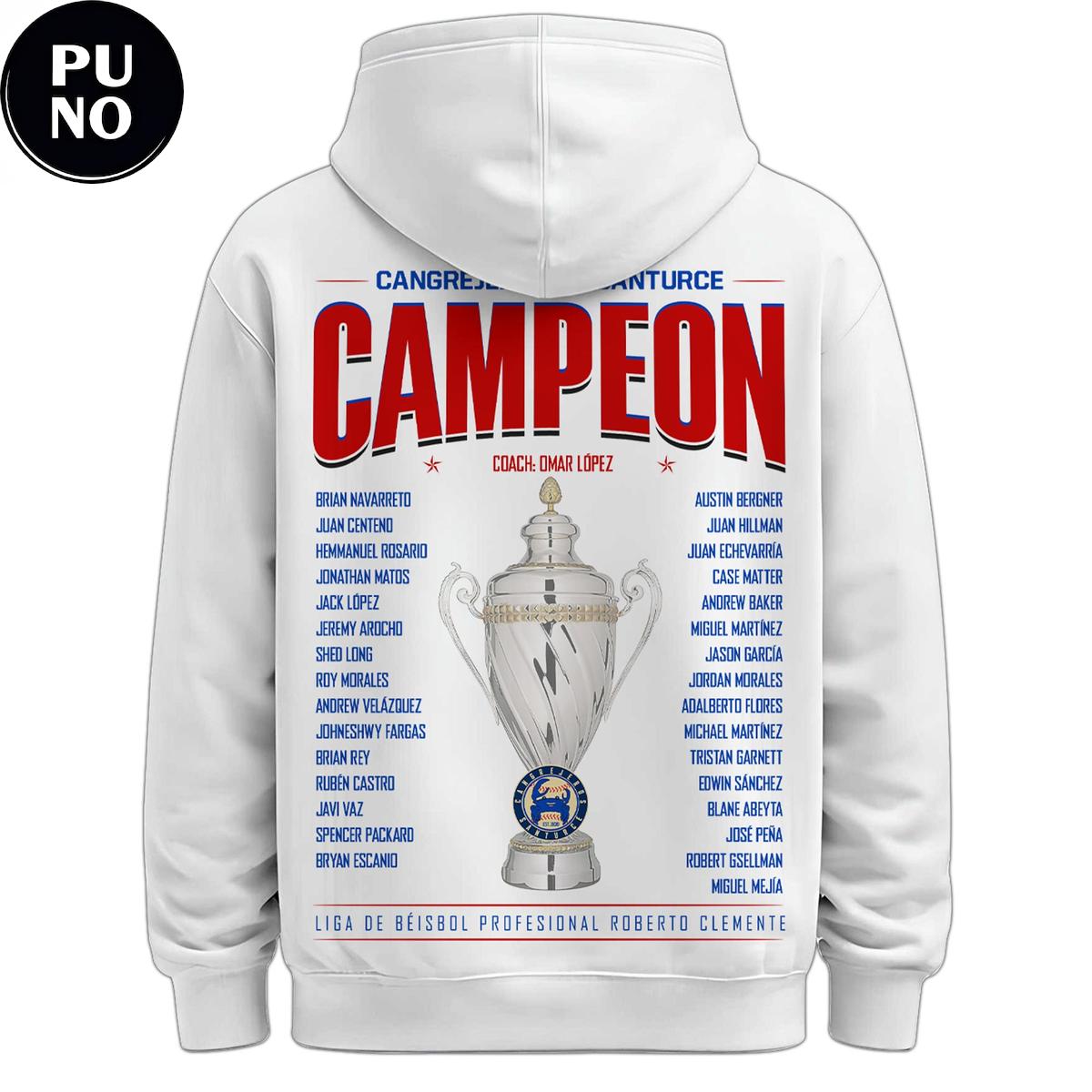 Cangrejeros de Santurce Campion Serie Final 2026 Hoodie Shirt