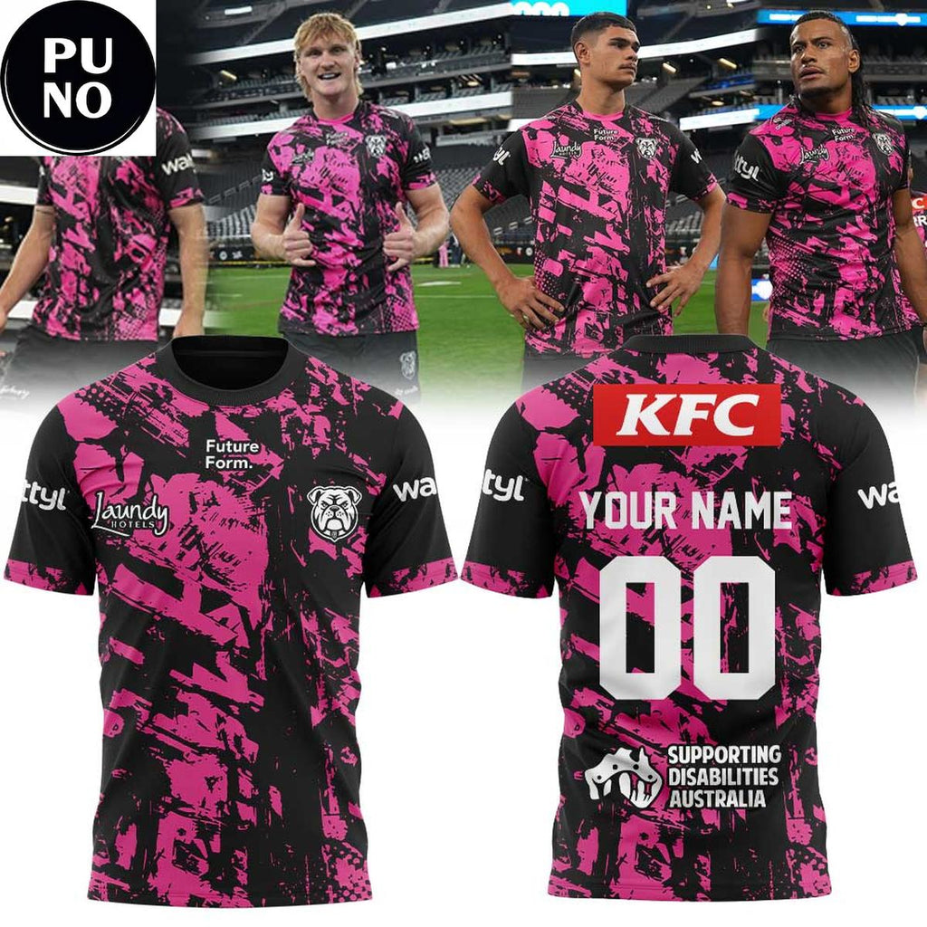 Canterbury-Bankstown Bulldogs 2026 Dynasty Sports Personalized T-Shirt