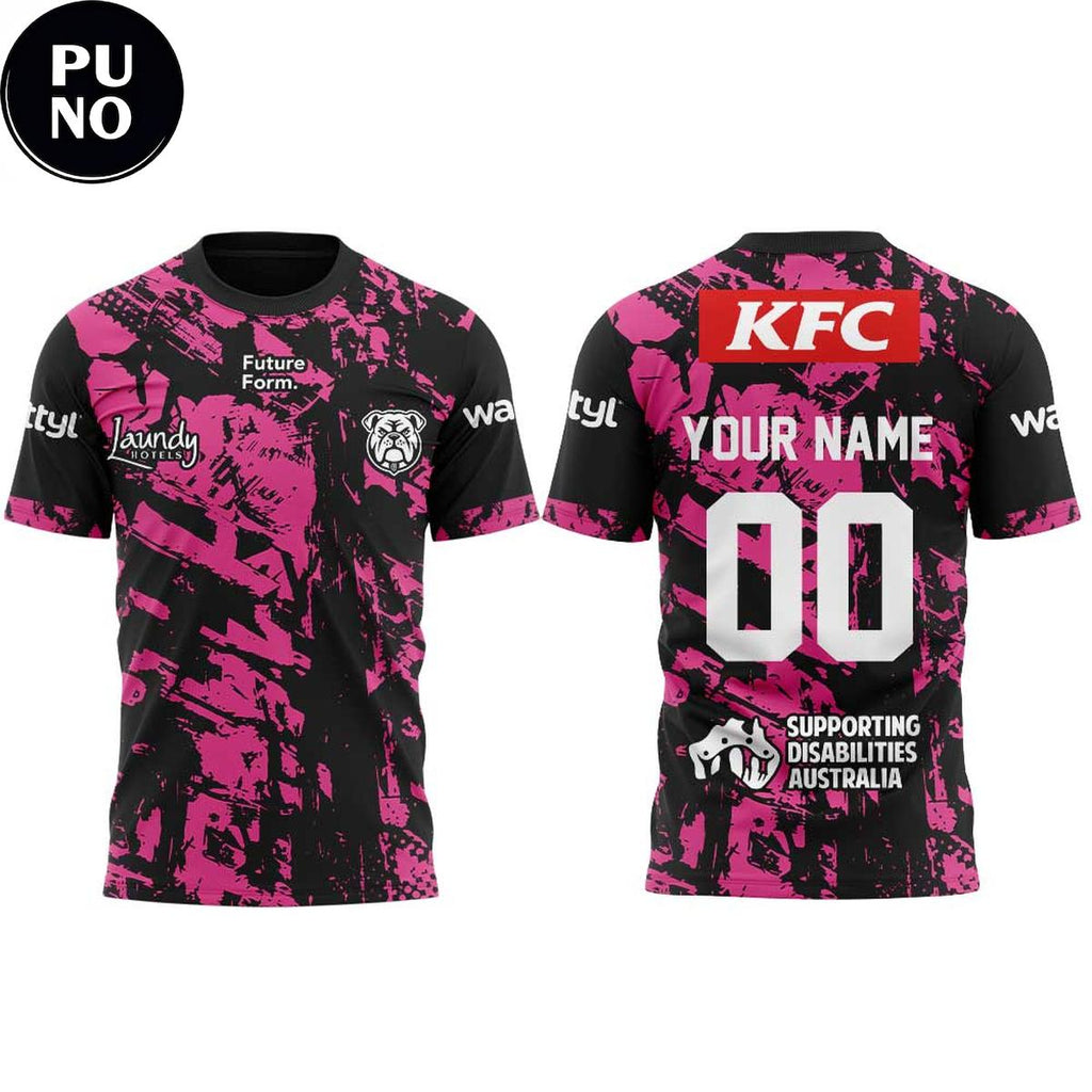 Canterbury-Bankstown Bulldogs 2026 Dynasty Sports Personalized T-Shirt