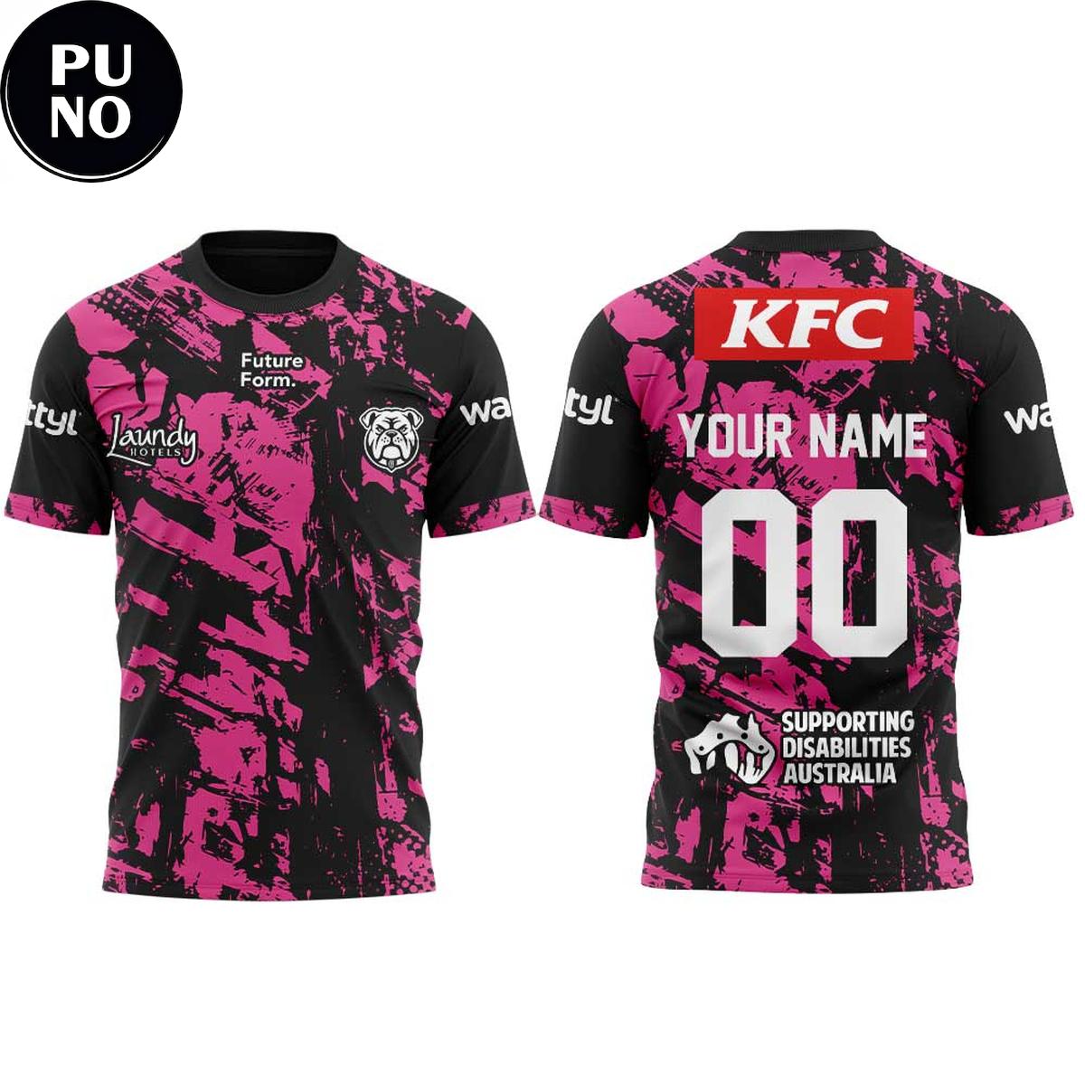 Canterbury-Bankstown Bulldogs 2026 Dynasty Sports Personalized T-Shirt