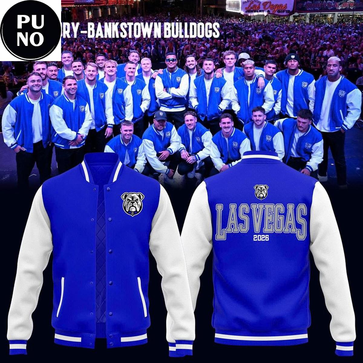 Canterbury-Bankstown Bulldogs 2026 Las Vegas Game Baseball Jacket
