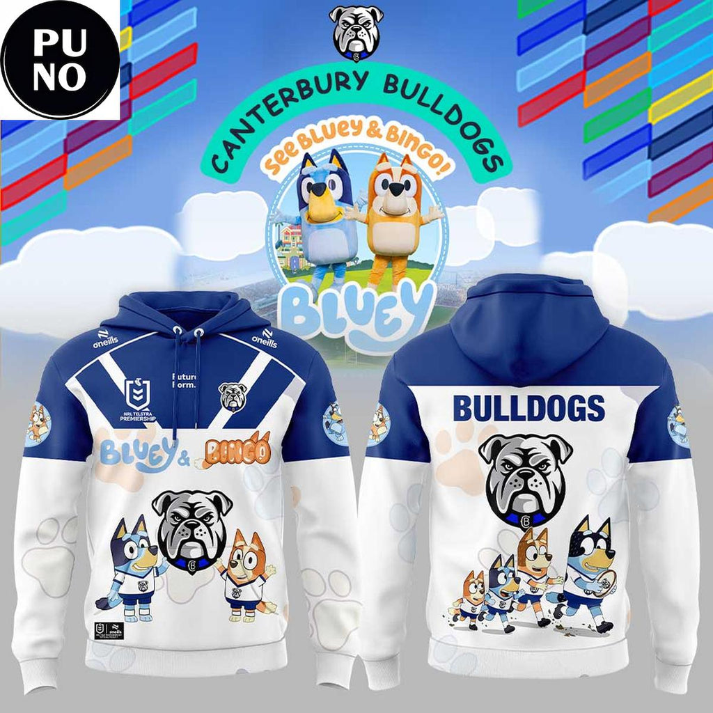 Canterbury Bulldogs x Bluey Day 2026 Hoodie T-Shirt