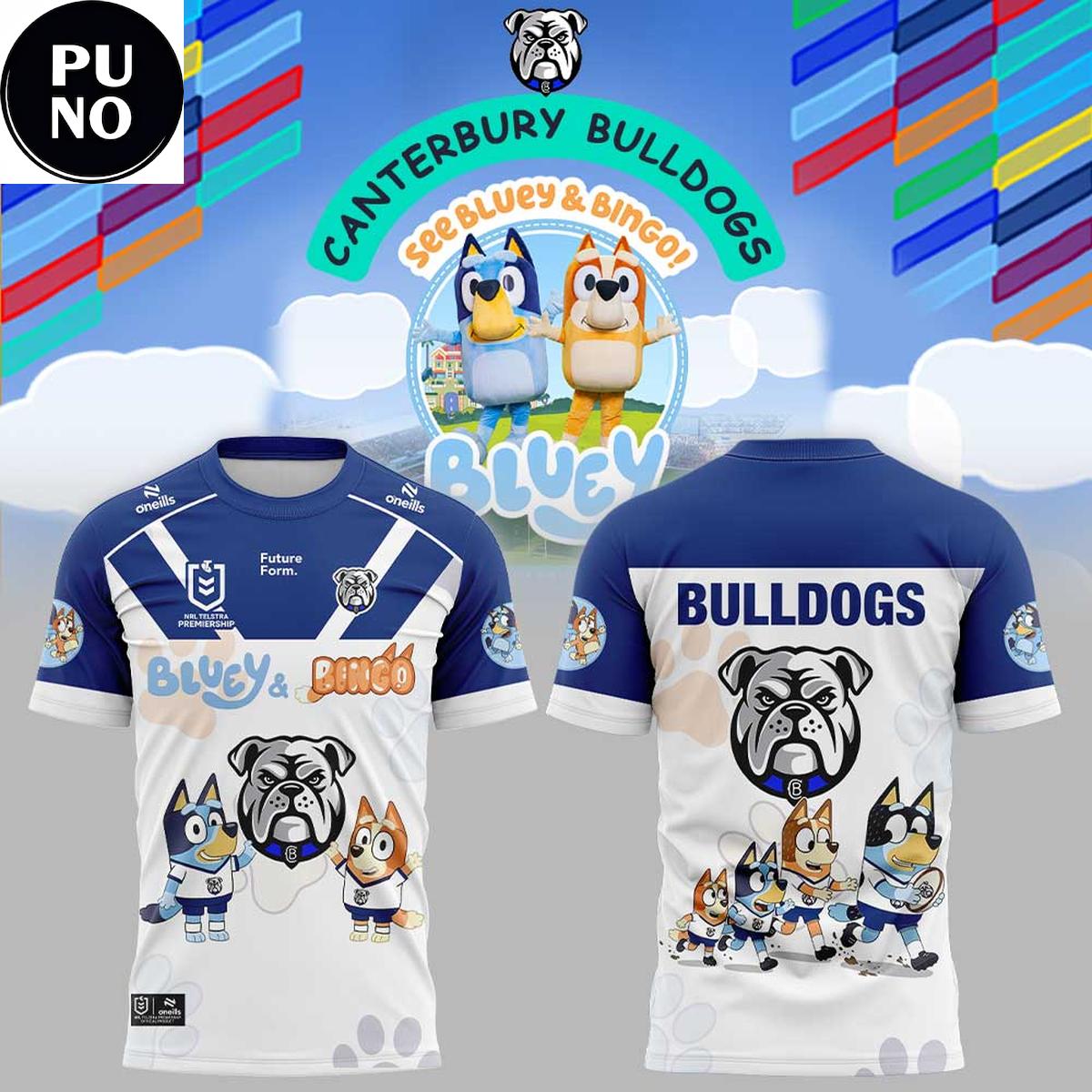 Canterbury Bulldogs x Bluey Day 2026 Hoodie T-Shirt