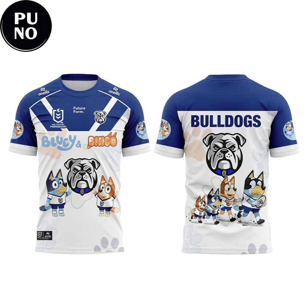 Canterbury Bulldogs x Bluey Day 2026 Hoodie T-Shirt