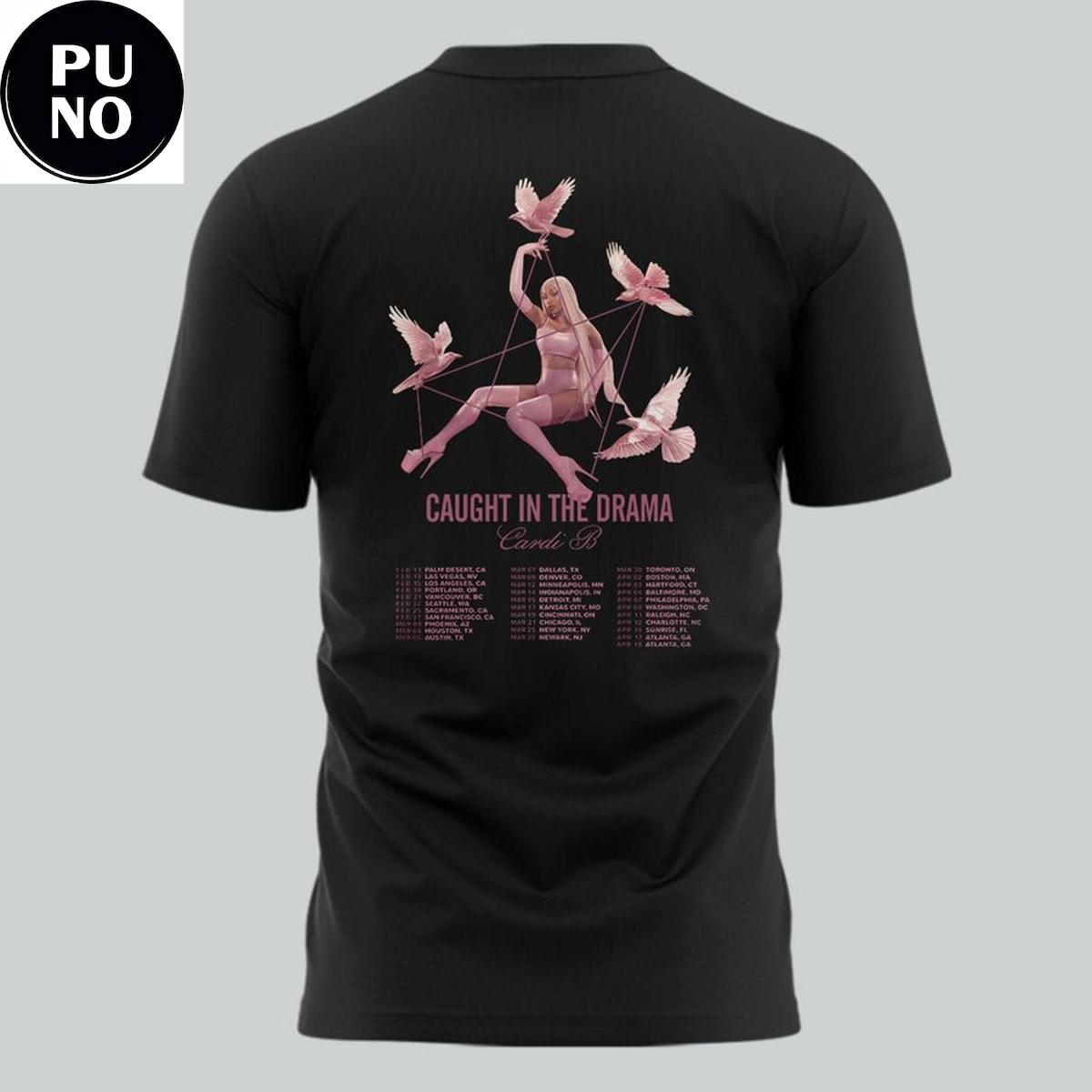 Cardi B Little Miss Drama Tour 2026 Hoodie T-Shirt