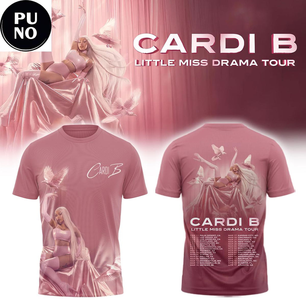 Cardi B Little Miss Drama Tour 2026 Schedule Hoodie Shirt