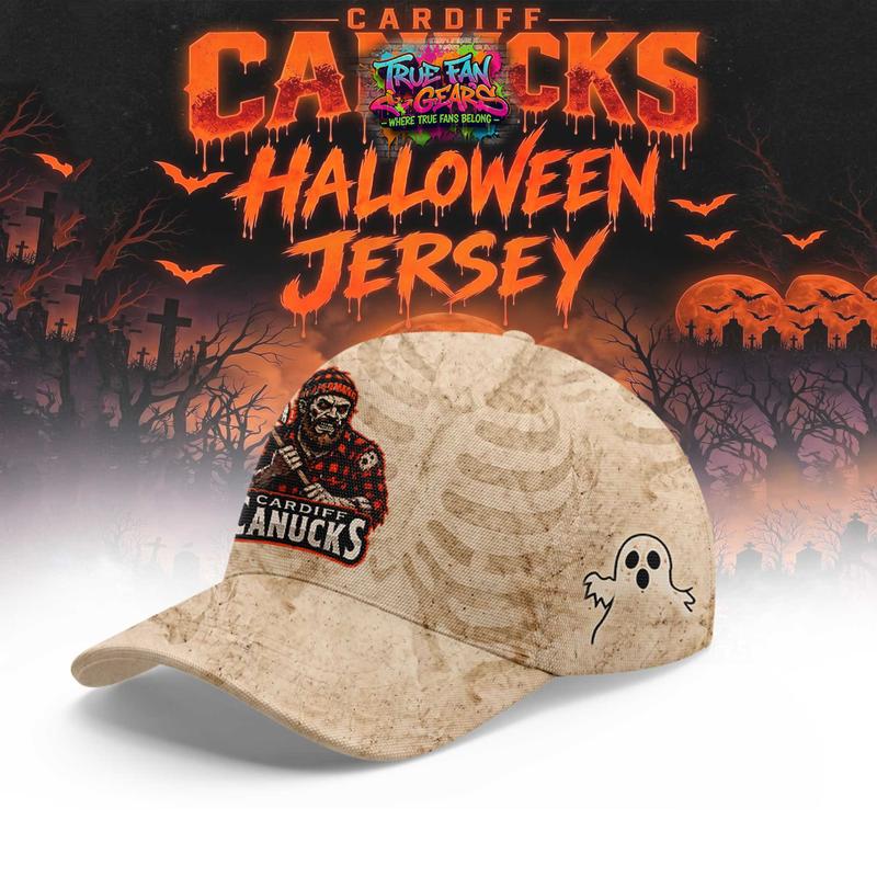 Cardiff Canucks 2026 Happy Halloween Night Limited Personalized Hockey Jersey