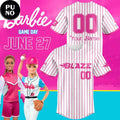 Carolina Blaze x Barbie Game Day 2026 Personalized Baseball Jersey