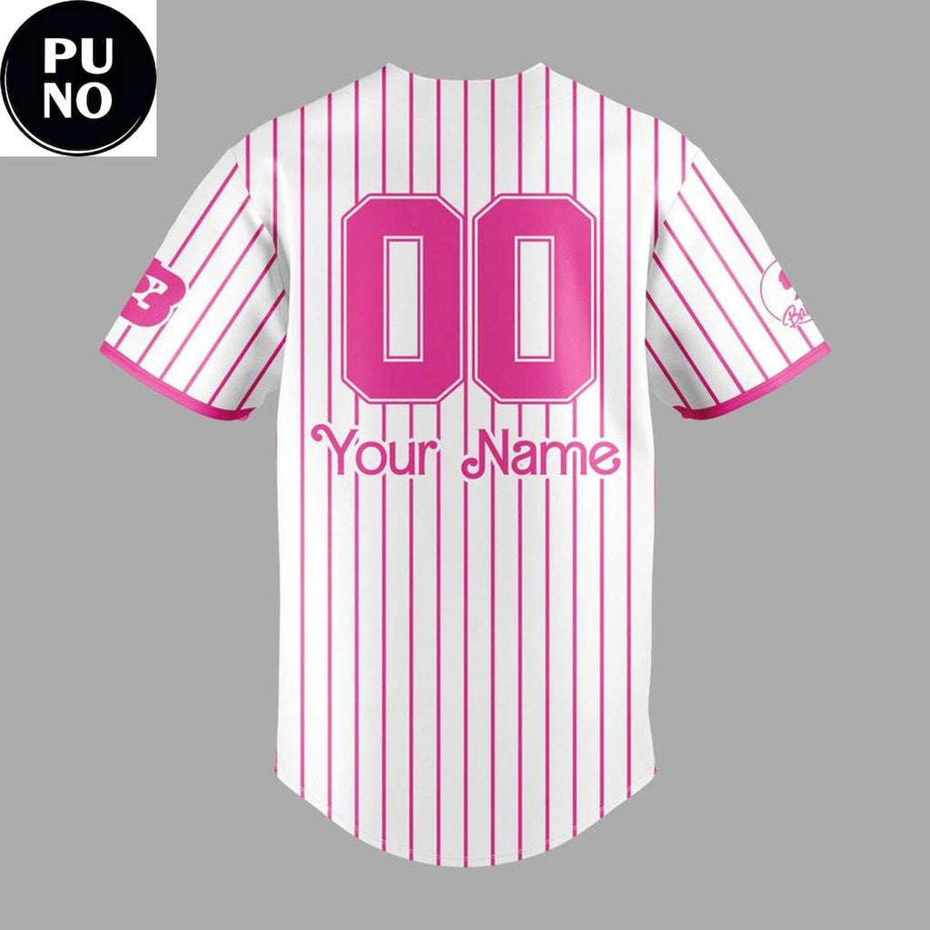 Carolina Blaze x Barbie Game Day 2026 Personalized Baseball Jersey