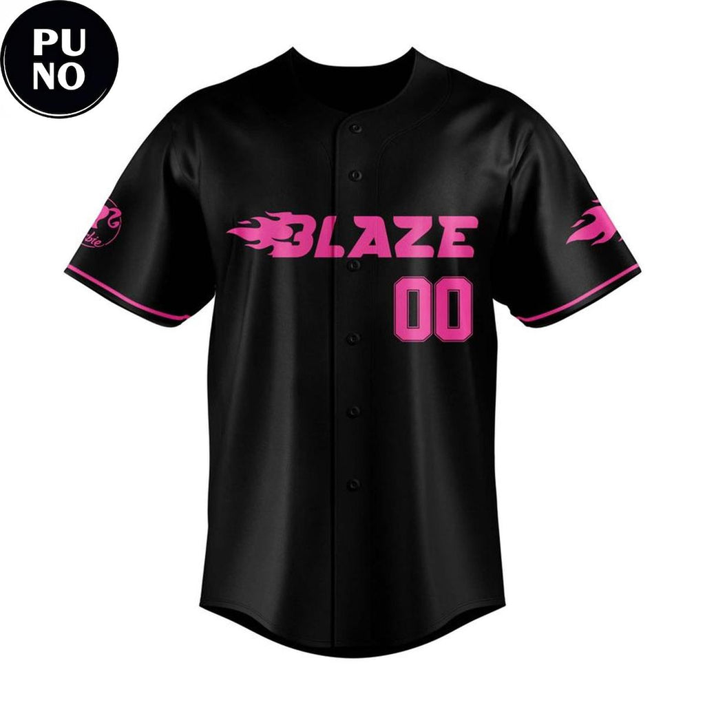 Carolina Blaze x Barbie Game Day 2026 Personalized Baseball Jersey
