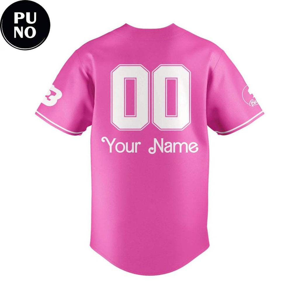 Carolina Blaze x Barbie Game Day 2026 Personalized Baseball Jersey