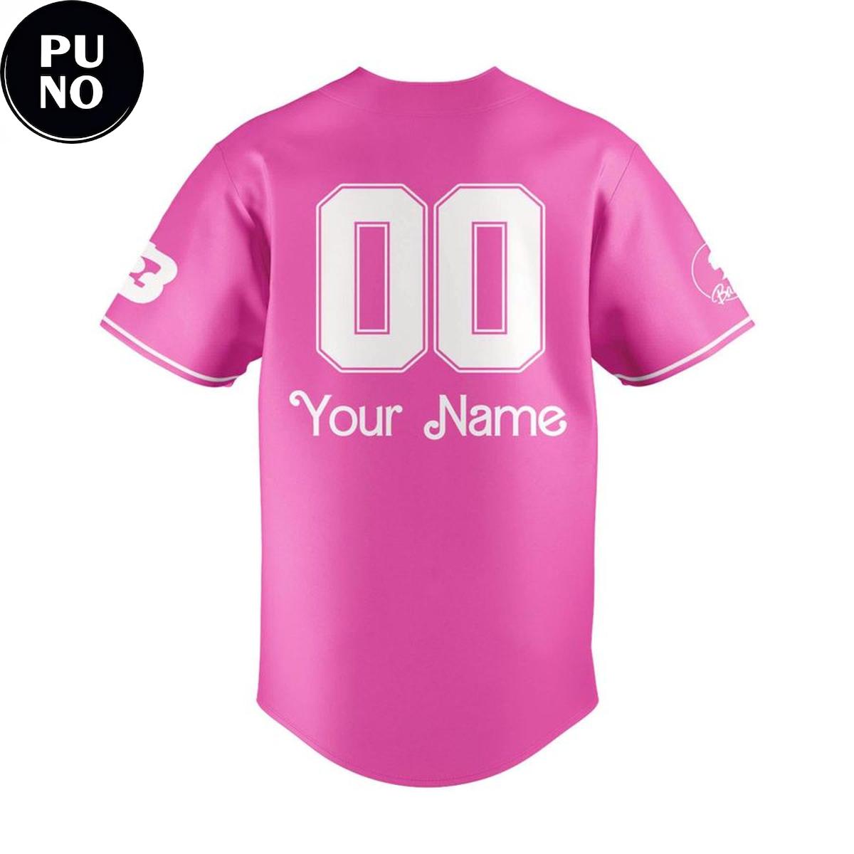 Carolina Blaze x Barbie Game Day 2026 Personalized Baseball Jersey
