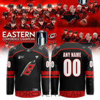 Carolina Hurricanes 2026 Eastern Conference Champions Personalized Hockey Jersey