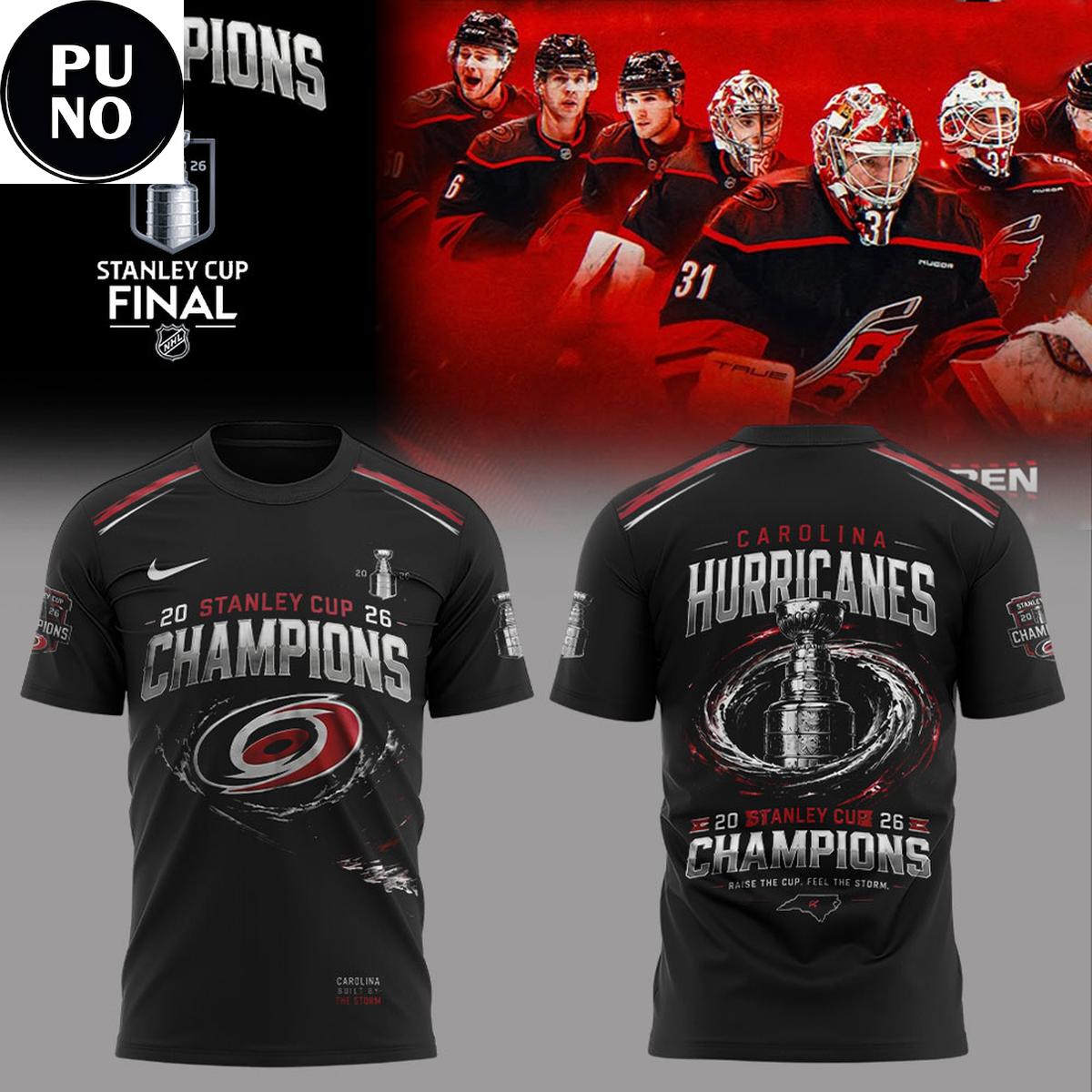 Carolina Hurricanes 2026 Stanley Cup Final Champions Hoodie T-Shirt