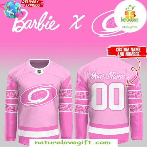 Carolina Hurricanes Barbie Night 2026 Jersey Hockey Fan Gear