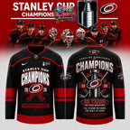 Carolina Hurricanes Champions 2026 Stanley Cup Hockey Jersey