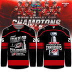 Carolina Hurricanes Champions 2026 Stanley Cup Hockey Jersey