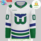 Hartford Whalers Hockey Jersey Carolina Hurricanes Throwback