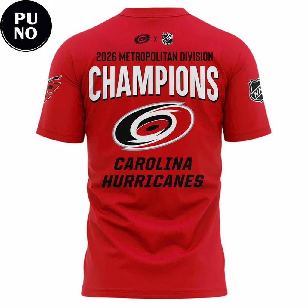 Carolina Hurricanes Metropolitan Division Champions 2026 Hoodie T-Shirt