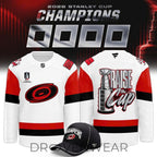 Carolina Hurricanes Raise The Cup 2026 Champions White Hockey Jersey