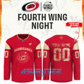 Carolina Hurricanes x Fourth Wing Night 2026 Hockey Jersey