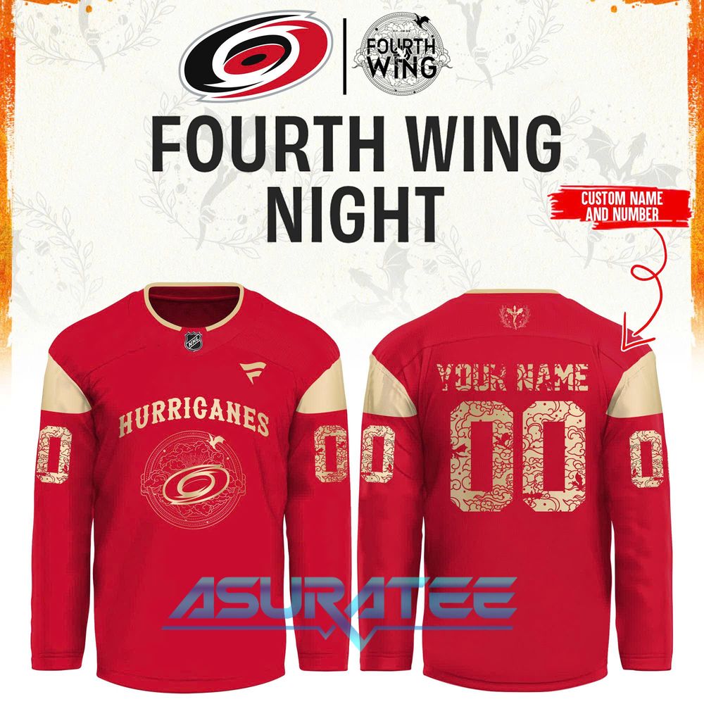 Carolina Hurricanes x Fourth Wing Night 2026 Hockey Jersey