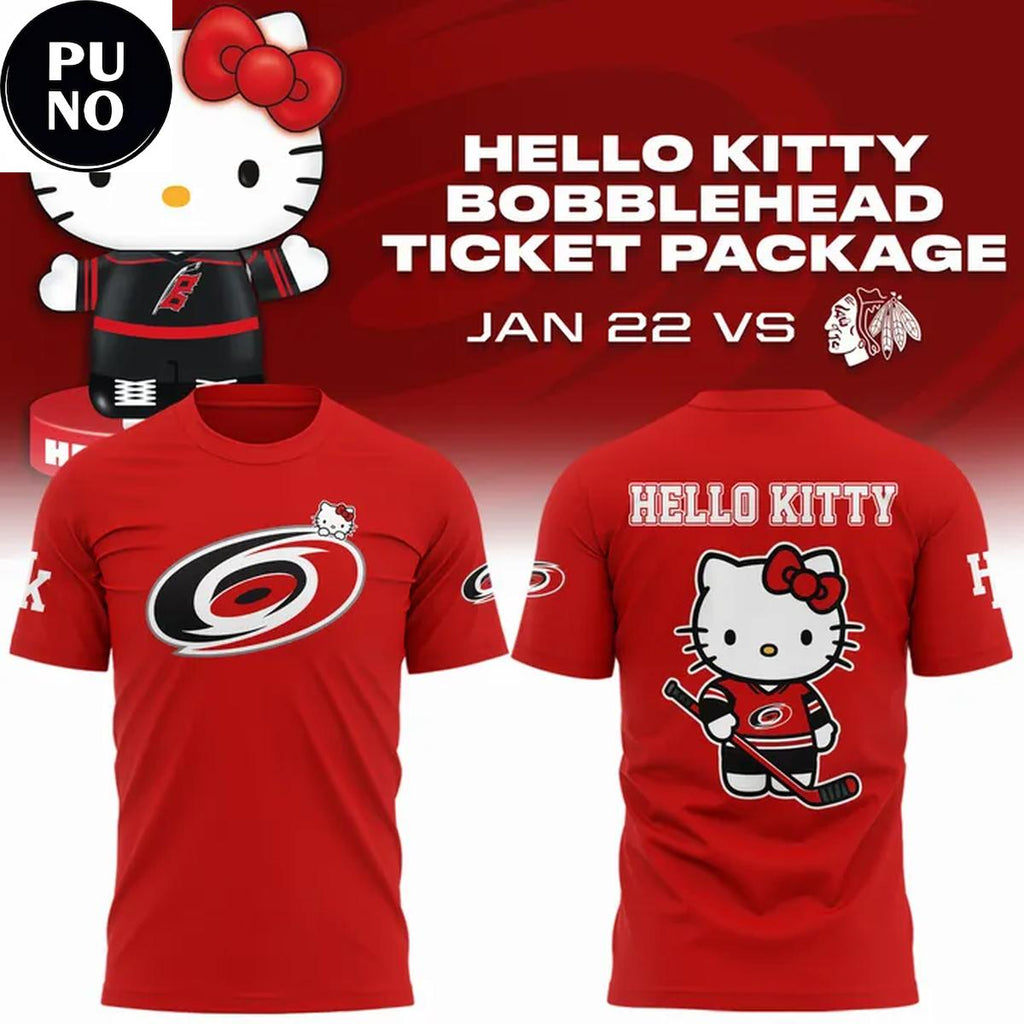 Carolina Hurricanes x Hello Kitty Bobblehead 2026 Hoodie