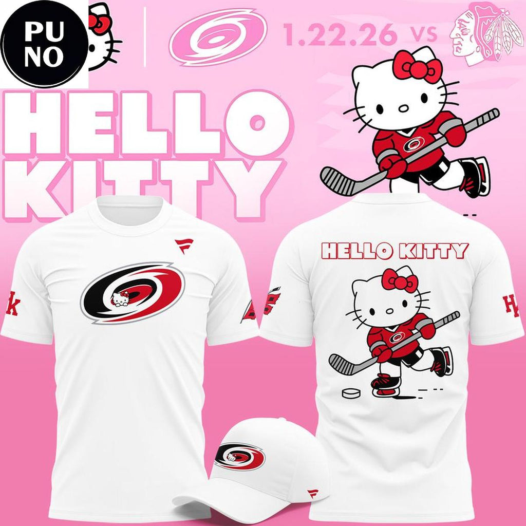 Carolina Hurricanes x Hello Kitty Bobblehead 2026 Hoodie