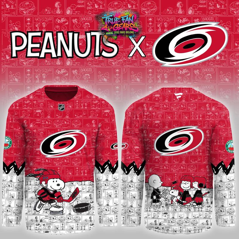 Carolina Hurricanes x Peanuts Night 2026 Limited Editions Hockey Jersey
