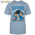 Carolina Panthers Flintstones Football T Shirt
