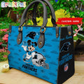 Carolina Panthers Mickey Leather Bag Custom Name Women Bag