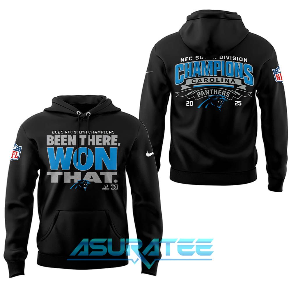 Carolina Panthers NFC South Champions “Been There Won That” Hoodie, Cap