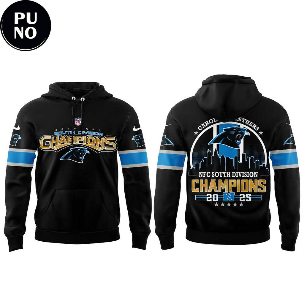 Carolina Panthers NFC South Division Champions 2025 Hoodie T-Shirt