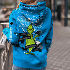 Custom NFL Carolina Panthers Hoodie Leggings The Grinch Hoodie Rock Paper Scissors Throat Punch I Win