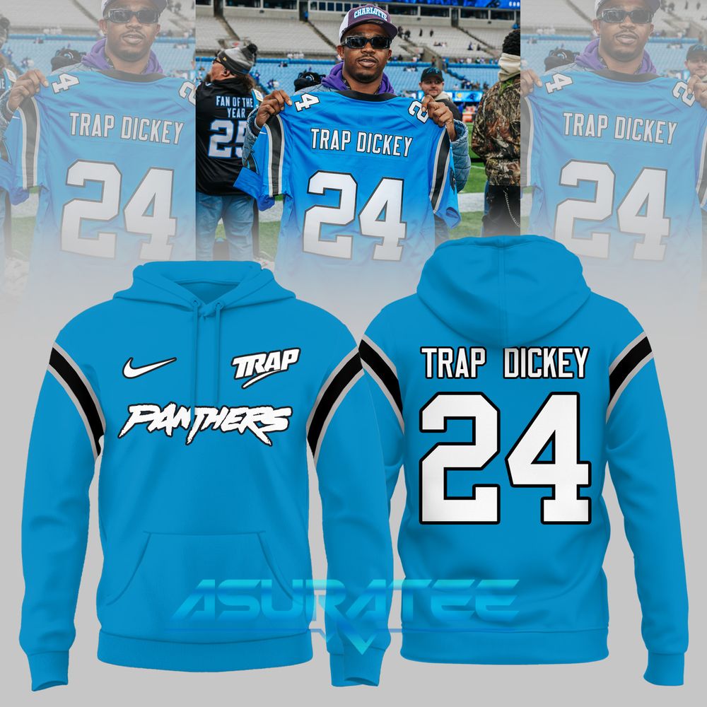 Carolina Panthers TRAP DICKEY Limited Edition Hoodie