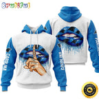 Carolina Panthers All Over Print Lips 3D Hoodie Show Your Team Spirit