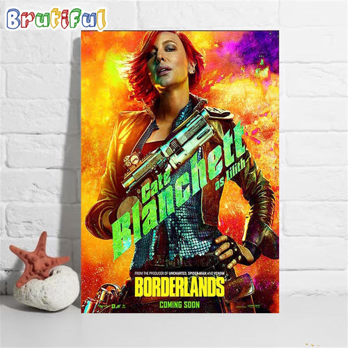Cate Blanchett as Lilith in Borderlands Official Poster Wall Art Poster Canvas
