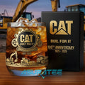Caterpillar 100th Anniversary Commemorative Whiskey Glass