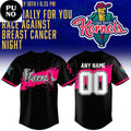 Cedar Rapids Kernels Breast Cancer 2026 Pink Ribbon Personalized Baseball Jersey