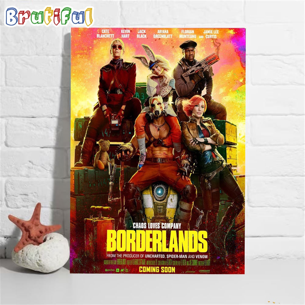 Chaos Loves Company The Live-Action Borderlands Official Poster Movie Poster Canvas