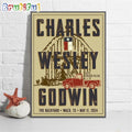 Charles Wesley Godwin May 11 2024 Waco Tx Wall Art Poster Canvas