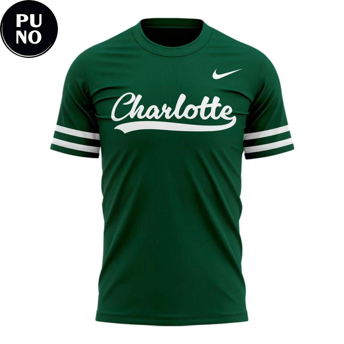 Charlotte 49ers Softball Classic Script 2026 New Year New Threads Hoodie T-Shirt