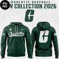 Charlotte 49ers Baseball New Look 2026 Green Hoodie T-Shirt
