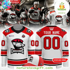 Charlotte Checkers 2026 Calder Cup Playoffs Jersey White