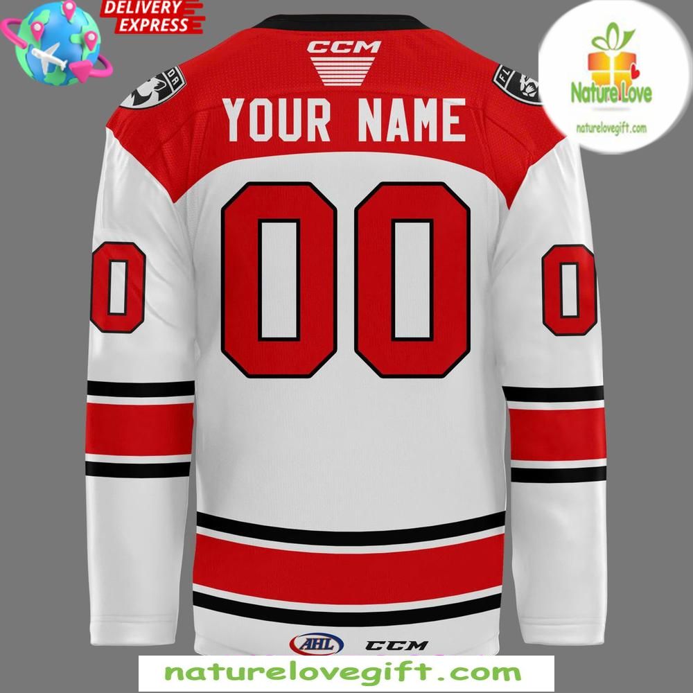 Charlotte Checkers 2026 Calder Cup Playoffs Jersey White