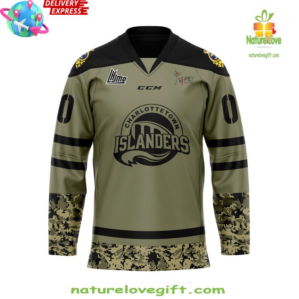 Charlottetown Islanders Military Jersey Hockey Appreciation Special