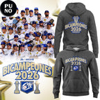 Charros De Jalisco Bicampeones 2026 Champions Hoodie T-Shirt